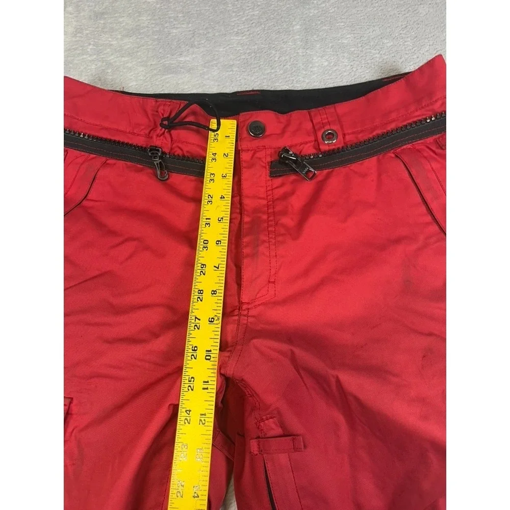 686 Snow Pants Mens Medium Red Mannual Standard Snowboard Ski Waterproof Boot